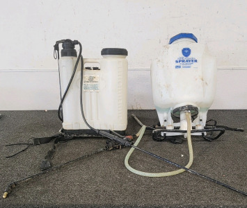 Harvest King Farm And Garden 4 Gallon Sprayer, And A Greenwood 4 Gallon Home And Garden Sprayer