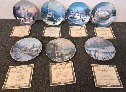 Thomas Kinkade's Yultide Memories Collector's Plate Series