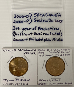 (2) Sacagawea Dollars