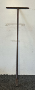 Vintage Rustic Sturdy Metal T-Handle Tool Water Meter Key Valve Wrench