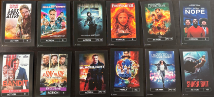 (50) Mystery Redbox Movies
