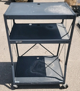 Multi Level Rolling TV Stand 4'Tx22"Lx32"W