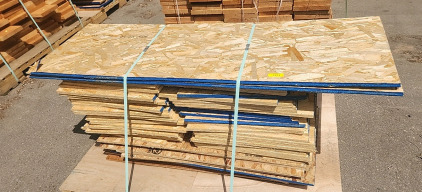 A Pallet of 3/4" OSB Scrap 2'x2'..