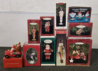 (10) Hallmark And Keepsake Christmas Ornaments
