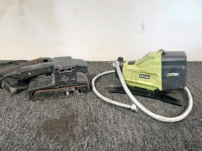 Ryobi 18V One+ Hybrid Transfer Pump, and Skil Elecrtic Sanding Belt