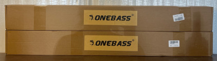 (2) One Bass Fishing Rod Reel Combos Baitcasting Fishing Poles with Graphite 2Pc Blanks