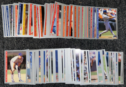 Fleer 93 Baseball cards