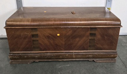 Large Wooden Box w/Key