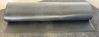 Black Textured Rubber Mat
