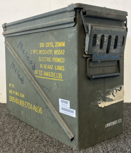 U.S. Military M592 ammunition can