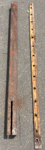 Heavy Machinery Blade Bit & 4x4 Steel Pipe