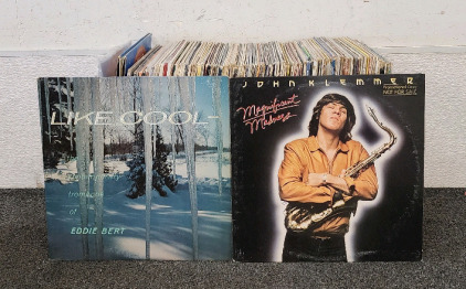 Box Of Vinyl Records