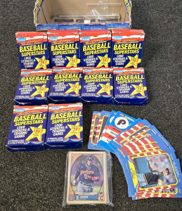 Box Of 1987 Fleer Limited Edition Baseball Cards- Some Partial Boxes And Some Loose Cards