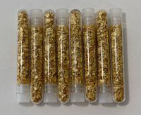 (8) Beautiful Gold Flakes/Leaf