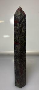 6&rdquo; Tall Red Ruby And Zoisite Gemstone Spire Tower