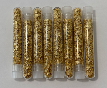(8) Beautiful Gold Flakes/Leaf