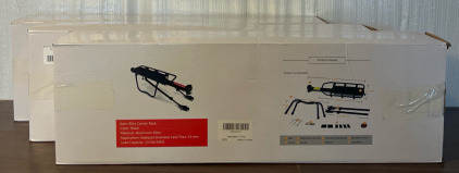 (3) Black Bike Carrier Racks