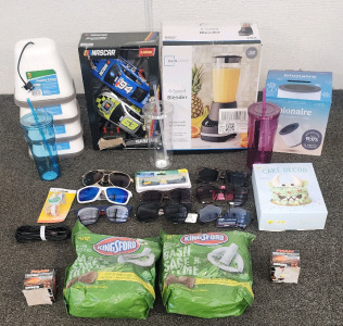 MainStays 6-Speed Blender, Nascar Radio Controlled Race Set, Kingsford Flavor Boosters, Tumbler Cups, Sunglasses, And More