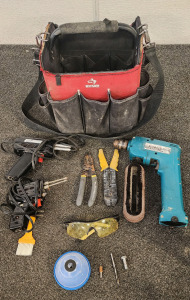 Husky Brand Tool Tote, Weller 8200 Universal Soldering Gun, Wire Cutters, And More!