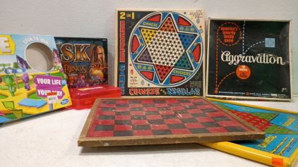 Board Games - Risk - Life - Checkers
