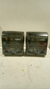 (2) Georgia Pacific enmotion paper towel dispensers