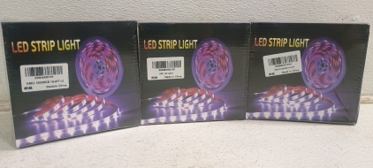 (15) Mixed Tech Lighting - (3) RGB LED Strip Lights (3) Neon Rope Lights (2) Meteor LEDIC Lights (2) Boxed LED Strip Sets (1) Remote (1) Controller Box (1) Power Adapter (1) Open Box Light Kit (1) RGB Rope Light Controller<br/>