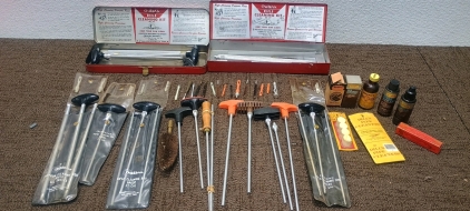 (30+) Gun Cleaning Tools & Supplies - Outers Kits Rods Oil & Accessories<br/>