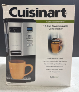 (1) Cuisinart 12-cup Programmable Coffee Maker