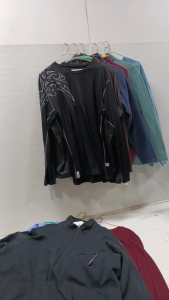 Box of Name Brand Shirts