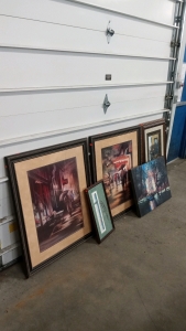 (5) paintings/ pictures in frames