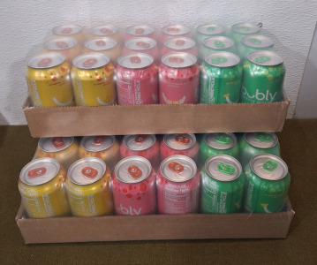 (2) 18-Packs Of Bubly Sparkling Water 3-Flavor Assortment Lime, Grapefruit & Mango