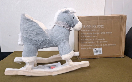 (1) Rock My Baby - Rocking Horse, Grey