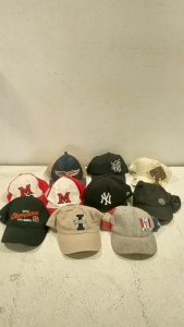 Lot of (10) baseball caps, brand new new era Yankees cap, McDonald's, etc.