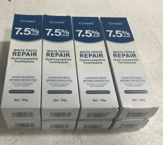 (8) Brand New Croent White Tooth Repair Hydroxyapatite Toothpaste Bottles