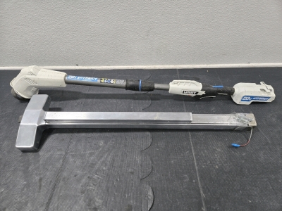 Hart 20V Hybrid Weed Wacker & Commercial Door Push-Handle
