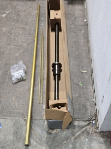 NSK X-Axis Precision Ballscrew ~53" & Laird Heavy Duty Gold Cast Mount Kit for 1&frac14;" Boom Yagi Antenna