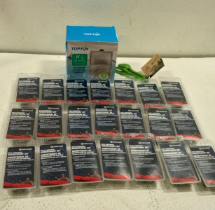 (21) Attwood Deck Kits, (1) Box of Topfin Fish Filters, (1) Utensil Set