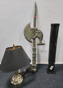 Vintage Chinese Ceremonial Decorative Sword, FretRest Guitar Care Stand System, Vintage Style Lamp w/ Shade