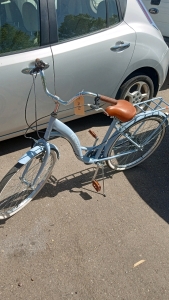 26 inch Eisyrood baby blue bike