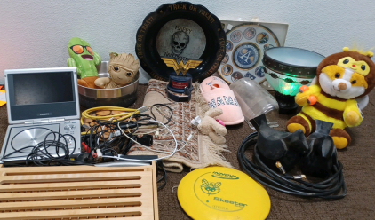 Home decors. Portable DVD player & more.