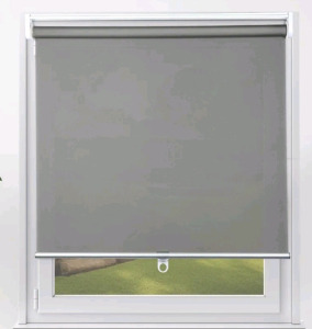(2) YCUHEN - 38"W x 72"L Cordless Roller Shades, Grey