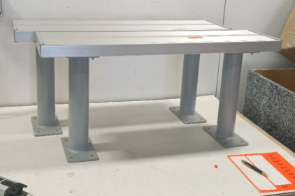 (1) Pair of Aluminum Gym/Patio Benches