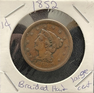 1852 Braided Large Cent