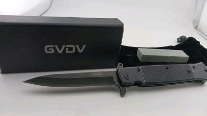 GVDV ProtoArc Folding Knife - Cases - Dry Stone