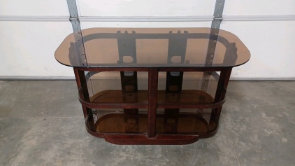 3-Tier Glass TV Stand