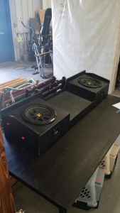 (1) Kicker subwoofer for truck retails around $250 untested