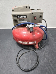 Porter Cable Air Compressor - 150PSI 3.5 SCFM Oil Free w/ Air Hose Included