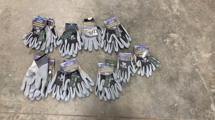 (14) Pairs of Rubber Gardening Gloves