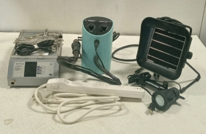 (1) Printed Circuit Rework Equipment, (1) Extension Cord, (1) Air Rework Station, (1) Photography Light, (1) Large Light