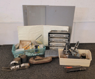 Vintage Drill Bit Holder, Lead, Pipe Cutter, And More